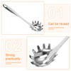 Healvian Stainless Steel Spaghetti Spoon Pasta Ladle Server with Teeth