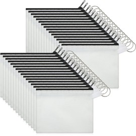 30 Pieces Sublimation Coin Purse Canvas Makeup Bag Blank Cosmetic Pouch with Zipper DIY Craft Bag Canvas Pencil Pouch Travel Cosmetic Bag Cosmetic Organizer Bag Toiletry Pouch for Travel (Multi Color)