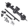 RCLIONS Aluminum Front&Rear Axles Complete Set for Axial SCX24 Deadbolt