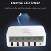 USB Fast Charging Station Wireless Multi Port 6 Ports 50W