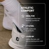Purra Performance Mens Athletic Comfort Low Cut Socks | Wicking