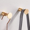 TECI Solid Brass Gold Hooks Heavy Duty Wall Mounted. Perfect