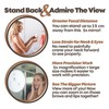 Mavoro 9'' Magnifying Mirror with 3 Strong Suction Cups |