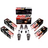 Autolite AR50-4PK Bujía de alto rendimiento sin resistencia, paquete de