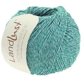 LANA GROSSA Landlust Summer Silk, Fine & Light Cotton Silk Yarn, Hand Knitting Yarn Made of 50% Silk & 50% Cotton, 50 g Wool for Knitting & Crocheting, 170 m Yarn