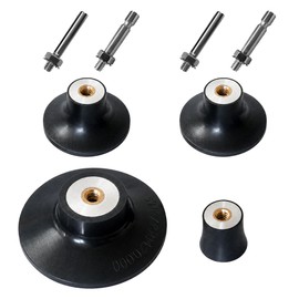 4Pack Sanding Discs Holder Quick Change Disc Pad Holder with 1/4" Removable Shanks Twist on Disc Holders 1 Inch 2 Inch 3 Inch Holders for Die Grinder Accessories Polishing Rotating Tools
