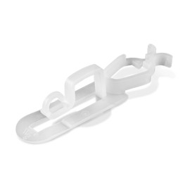 Wintergreen Lighting All-in-One Plus Christmas Light Clips for C9, C7, Icicle Lights, Mini Lights on Gutters, Shingles, Rooflines Christmas Light Gutter Clips (100-count)