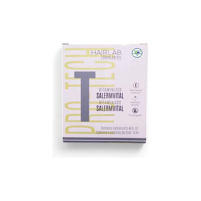 Salerm Vital Revitalizador Capilar Vitamina E /4 Ampolletas