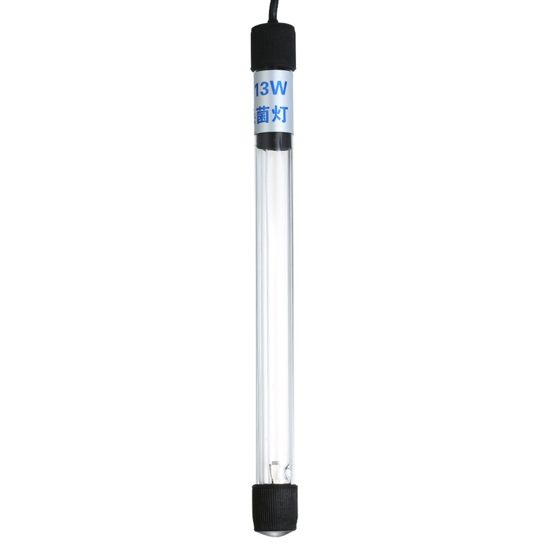 13W UV Light Sterilization Lamp Submersible Ultraviolet Sterilizer Water Disinfection