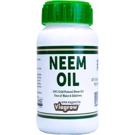 100% Cold Pressed Neem Seed Oil for Plants (8oz) – Makes 12 Gallons, OMRI Listed, Natural Pest & Disease Control