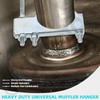 Cimeton 1PCS Exhaust Clamp with Hanger 2.5" Exhaust System Hangers