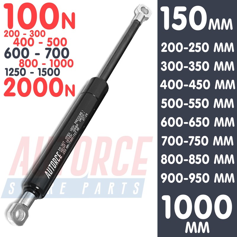 Universal Gas Struts Springs Heavy Duty Shock Absorber With EYELET
