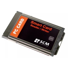 SCM Microsystems SCR243 Smart Card Reader / Writer PC Card  ID CAC SCM Microsystems *New*