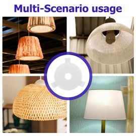 Homoyoyo 20pcs E26 E27 Lamp Saddle Socket Ring E27 to E26 Lamp Holder Ring Adapter Kit for Light Socket Ring Retainer Rings and Replacement