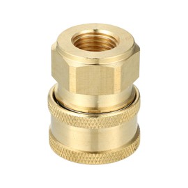 Hihaha Pressure Washer Coupler/Outer Washer Gun Adapter Universal for Car/Durable Brass M14 x 1.5/1 Pcs Copper Tone