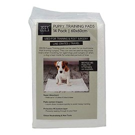 ZEEZ Puppy Training Pads 60x60cm 14pk,