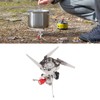 Folding Pocket Stove Camping Emergency Gas Stove Ultralight for Outdoor