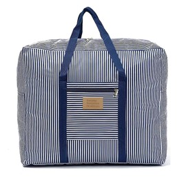 Dokpav Storage Bag, 90XL Waterproof Heavy Duty Fabric Jumbo Storage bag, Bedding Underbed Storage Bag For Blankets, Duvet,Laundry, Moving (blue)