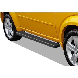 APS iBoard Running Boards 5 inches Matte Black Custom Fit 2007-2012 Dodge Nitro Sport Utility 4-Door (Nerf Bars Side Steps Side Bars)
