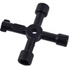 ebuyerfix 4 Way Plumbing Key Meter Box Key Gas Key