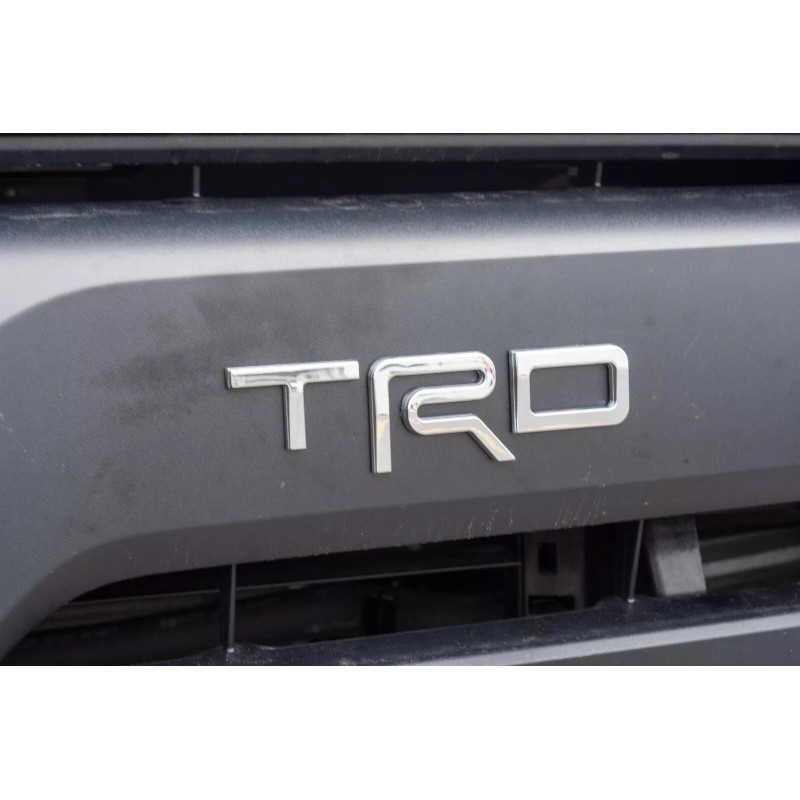 TDR Chrome RAISED UPPER GRILLE TRD LETTERS FOR TOYOTA TUNDRA
