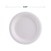 ECO PRODUCTS Vanguard Compostable Disposable Paper Plates, 6" Round Eco-Friendly