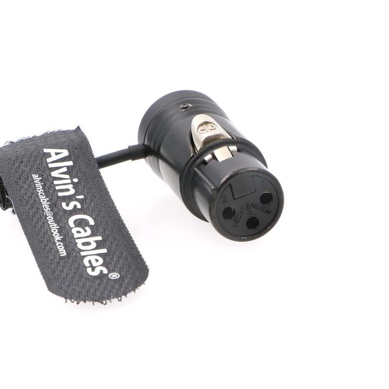 Low-Profile 3 Pin XLR Male to Female Cable Original Plug