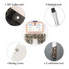 75 Sets Silvery Chicago Binding Screws Assorted Kit Nail Rivet