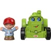 Fisher-Price Little People Toddler Toy Helpful Harvester Tractor, Farm Vehicle