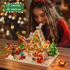 PLAXSOON 2025 Christmas Gingerbread House Courtyard Mini Building Set with