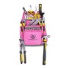 LAUTUS Oil Tanned Leather Tool Pouch Bag |Pink |Carpenter, Construction,