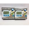 Kitchen Timer NEW, 2 Kitchen Timers Electronic Calculator JS118B, White