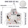 Cute Cat Apron Cat Aprons for Women With Pocket Cat