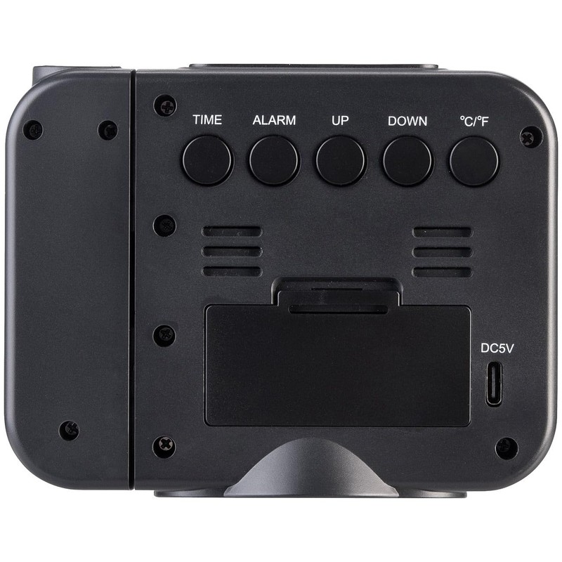 infactory Alarm Clock: Projection Alarm Clock with VA Colour Display,