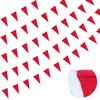 260 Ft Solid Red Pennant Banners Flags String DIY Bunting