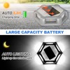 CREPOW Solar Dock Lights Driveway Deck Lights - 12 Packs