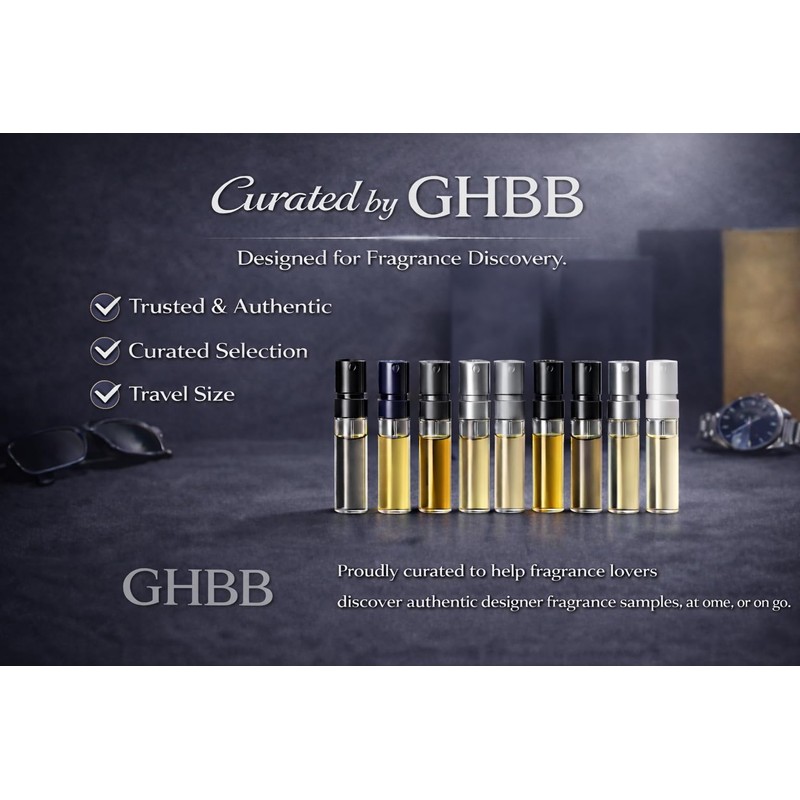 GHBB Cologne 11 Designer Sample Vial For Men Sampler Discovery