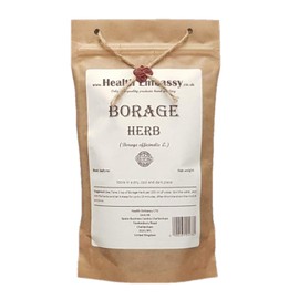 Borage Herb (Borago officinalis L. - Herba Boraginis) - Health Embassy - 100% Natural (50g)