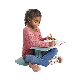 ECR4Kids - ELR-15810-SF The Surf Portable Lap Desk, Flexible Seating for Homeschool and Classrooms, One-Piece Writing Table for Kids, Teens and Adults, GREENGUARD [Gold] Certified, Seafoam