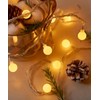 WFGGEH Globe String Lights, 10ft 20 LED USB Powered Globe