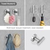 Ntipox Brushed Nickel Bathroom Hardware Accessories Set 5 Piece, Stainless