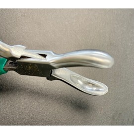 PMC Supplies Ring Holding Pliers with Grips Hollow Jaws Jewelry Making Metal Forming Tool