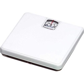 Health-O-Meter Mechanical Floor Scale, 100LB, White, 270 Lb Capacity - 1/Each