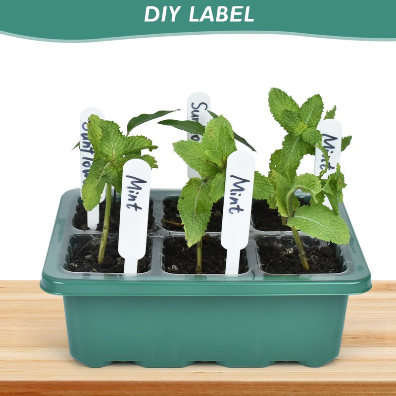 Artcome 5-Pack Seed Starter Tray - 6 Cells Each with