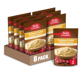 Betty Crocker Yukon Gold Mashed Potatoes, 4 ounces (Pack of 8)