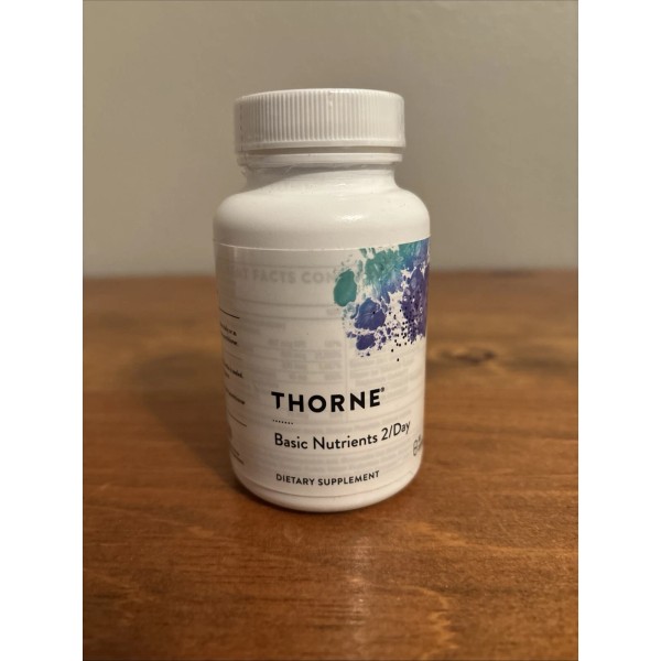 Thorne Basic Nutrients 2/Day, 60 Capsules Exp: 7/2025