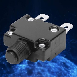 Pack of 5 Electric Compressor Circuit Breaker Overload Overcurrent Circuit Breaker 12A 15A 17A Protection de Interruptor Push Button Reset Circuit Breaker (12A)