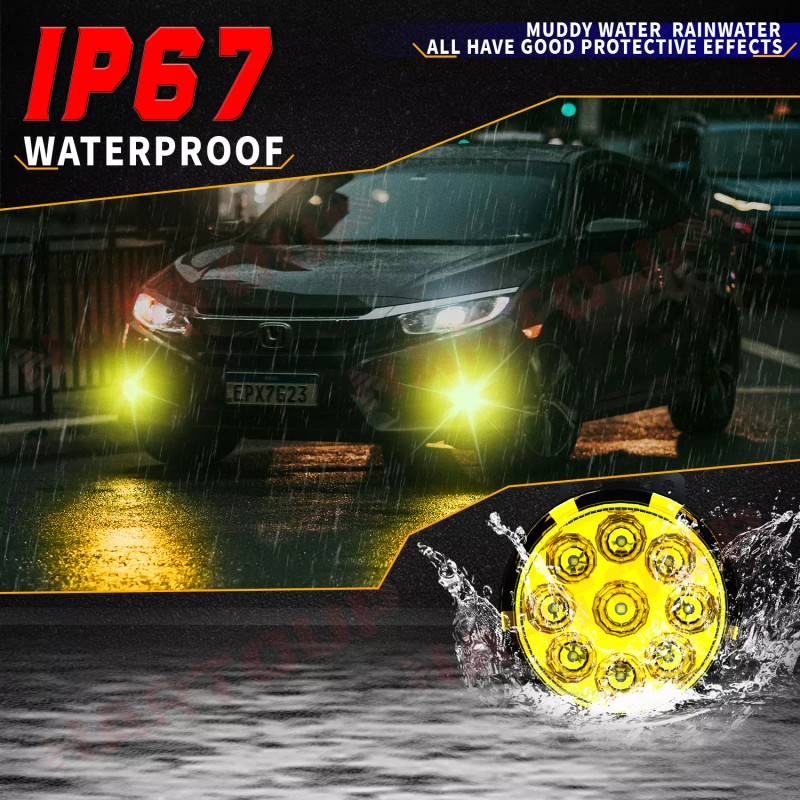 AQJ PAIR Bumper Fog Light Lamp For Honda Pilot 2012-2014