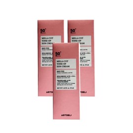 Art Deli Melacut Tone-up Sun Cream 50ml 3 packs / 아트델리 멜라컷 톤업 선크림 50ml 3개