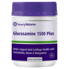 Henry Blooms Glucosamine 1500 Plus With Enhanced Biop 180 Tablets